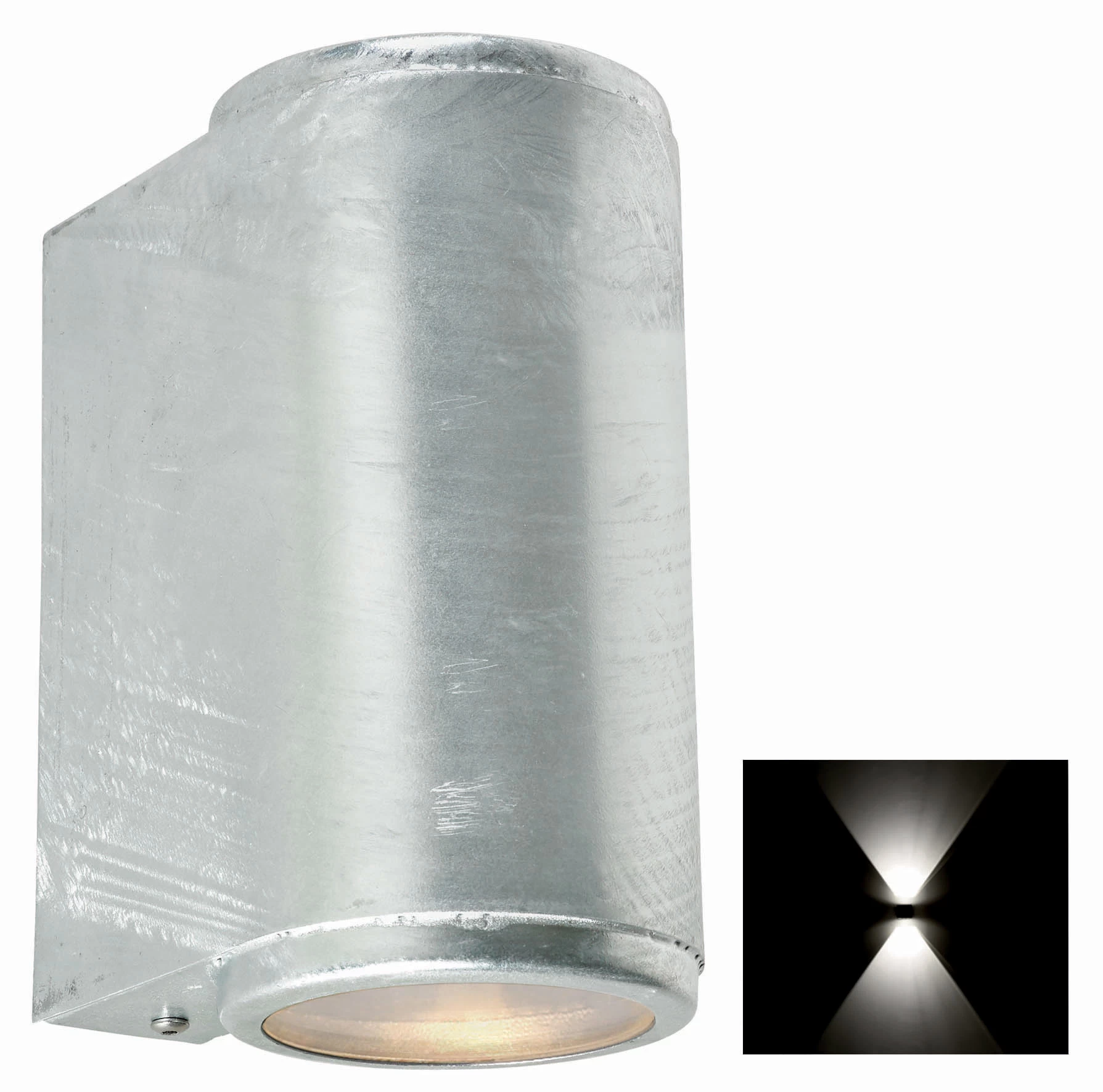 Franssen Franssen Robuuste Gevelspot Mandal Up/down Rond Gegalvaniseerd - 12V 1 Franssen Franssen Robuuste Gevelspot Mandal Up/down Rond Gegalvaniseerd - 12V