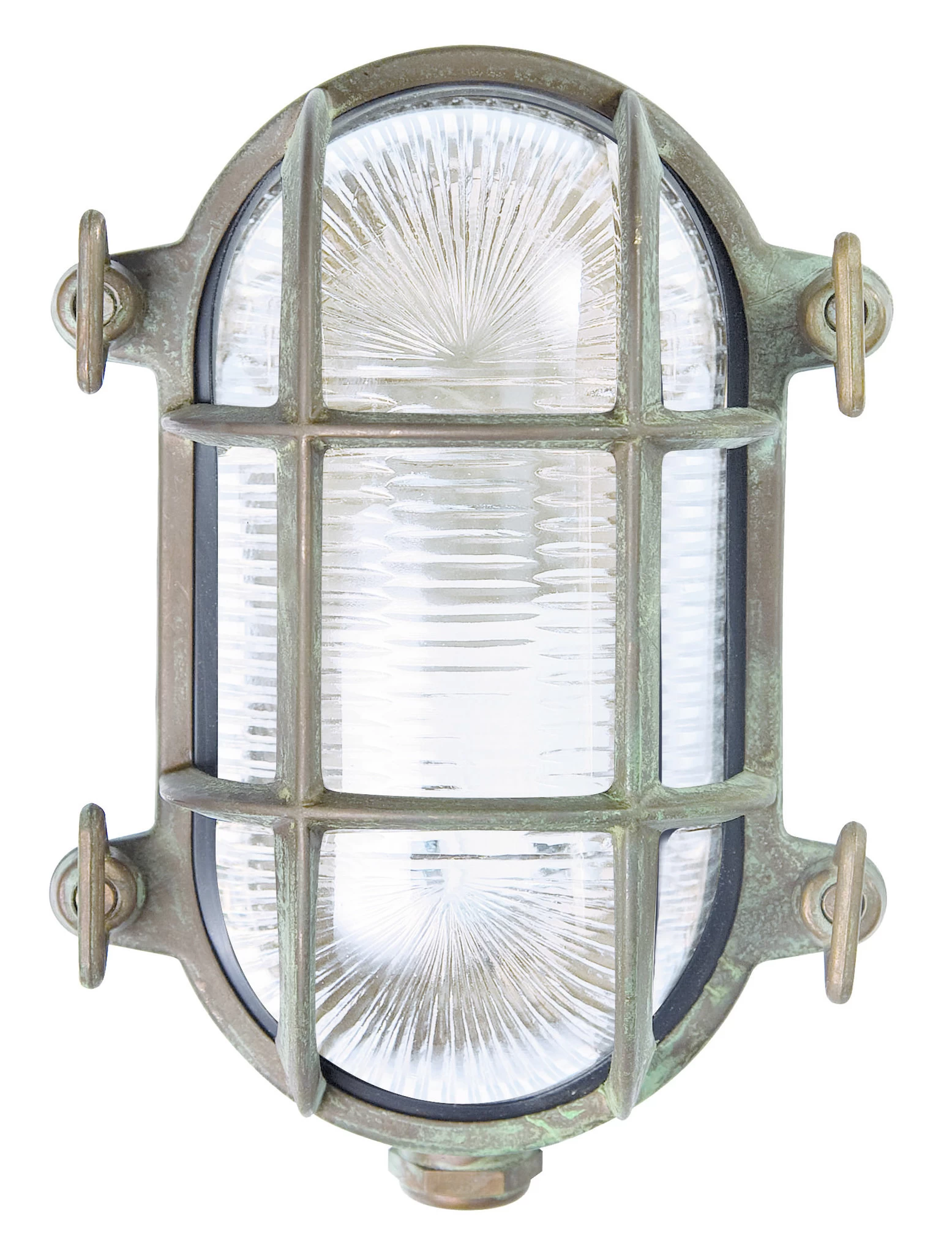 Franssen Gevellamp Maritiem Bull-eye Compact Verkoperd-messing 1 Franssen Gevellamp Maritiem Bull-eye Compact Verkoperd-messing