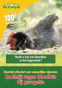 ECOstyle Roofmijt Tegen Bloedluis Bij Gevogelte 5.000 St.