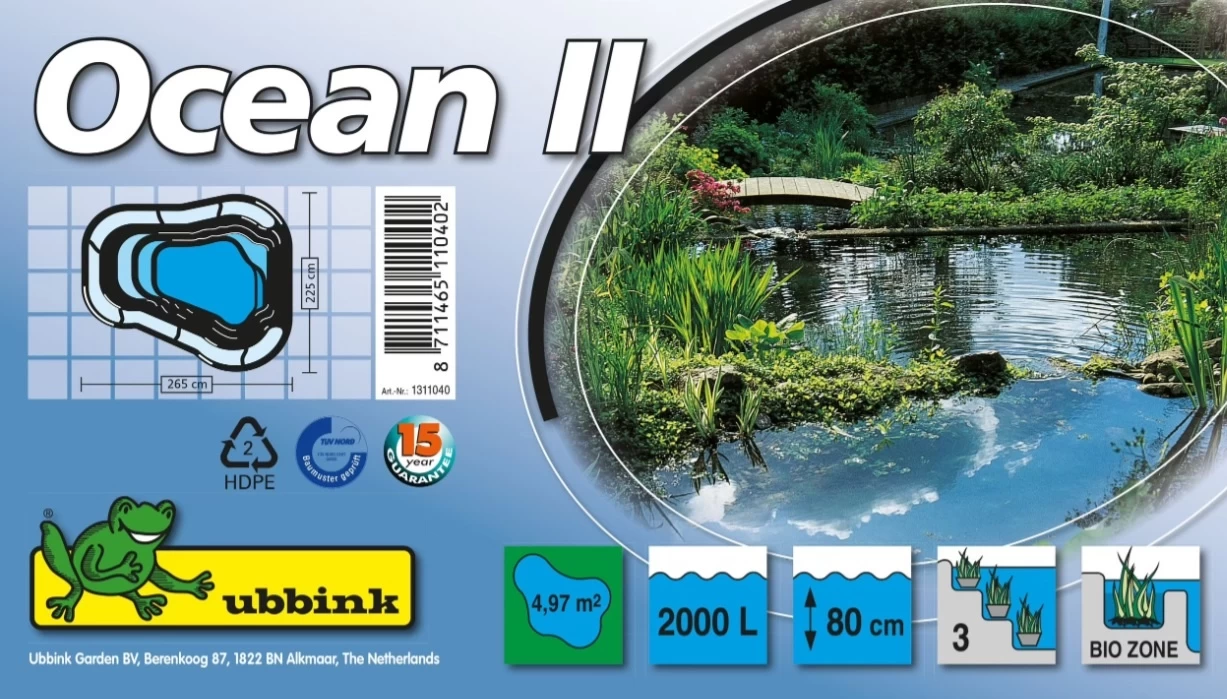 Ubbink Vijverbak Ocean 2000L 2 Ubbink Vijverbak Ocean 2000L - Afbeelding 2