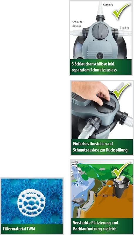 Heissner Vijver Drukfilter Set 3300 Ltr/u 3 Heissner Vijver Drukfilter Set 3300 Ltr/u - Afbeelding 3