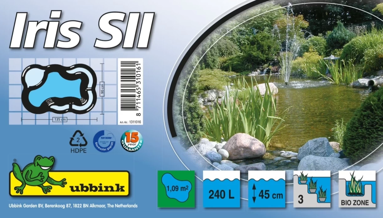 Ubbink Vijverbak Iris 240L 2 Ubbink Vijverbak Iris 240L - Afbeelding 2