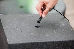 Heissner Terras Fontein Sokkel Toren Zwart -Tuinwinkel Voor Buiten image 521