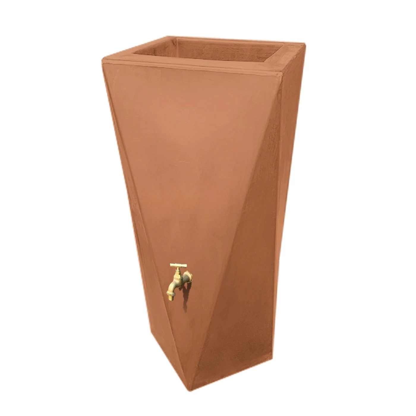 Prestige Manhattan Twist Terracotta 250L (incl. Messing Kraantje) 1 Prestige Manhattan Twist Terracotta 250L (incl. Messing Kraantje)