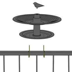 Vogelbad Finch Ivoor -Tuinwinkel Voor Buiten image 610