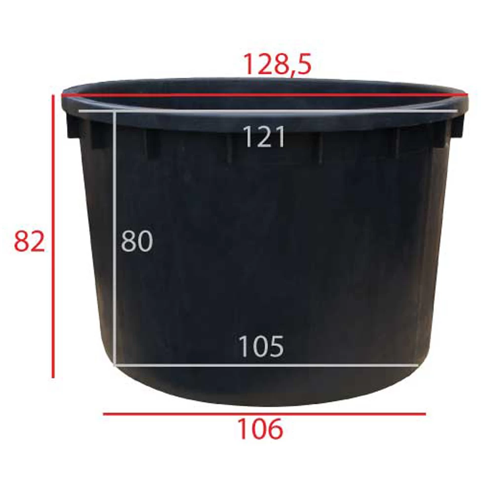 Boomkuip 750 Liter ø 122 X H.82 Cm 2 Boomkuip 750 Liter ø 122 X H.82 Cm - Afbeelding 2