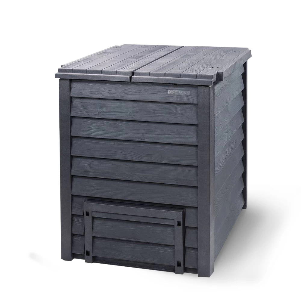 Compostvat Thermo-Wood 600 Bruin-zwart 1 Compostvat Thermo-Wood 600 Bruin-zwart