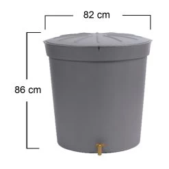 Garantia Lanzarote Regenton 300 Ltr Antraciet -Tuinwinkel Voor Buiten image 660