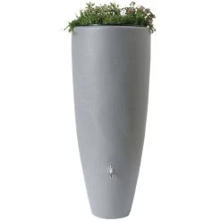 Â Regenton Plantenbak 300 Liter - Garantia 2in1 Grijs
